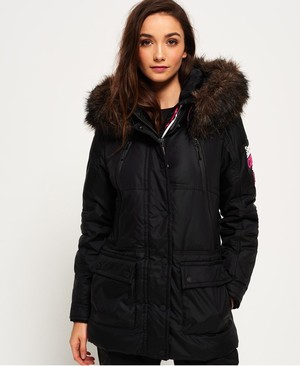 Superdry Canadian Down Ski Parka Női Kabát Fekete | XRTPV3214